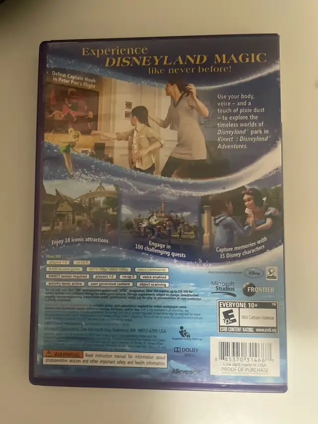 Xbox 360 games ‘Disneyland adventures’ in XBOX 360 in City of Toronto - Image 3