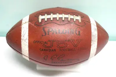 This football was the official football used in the Canadian Football League for many decades. It be...