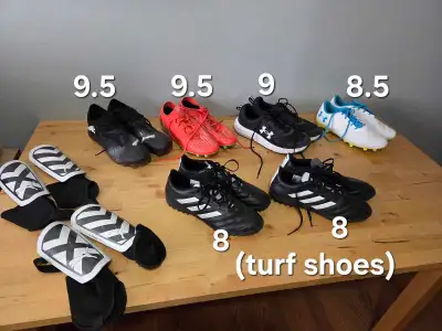 soccer cleats and runners, View more