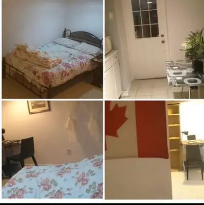 Furnished Room – 7-Min Walk to Main St. Subway | All-Inclusive