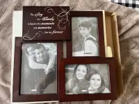 Beautiful Wooden Carlton Card  picture Frame 