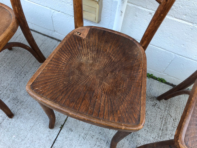 Antique Dining Chairs Post WW2 Hand made in Chairs & Recliners in Hamilton - Image 2