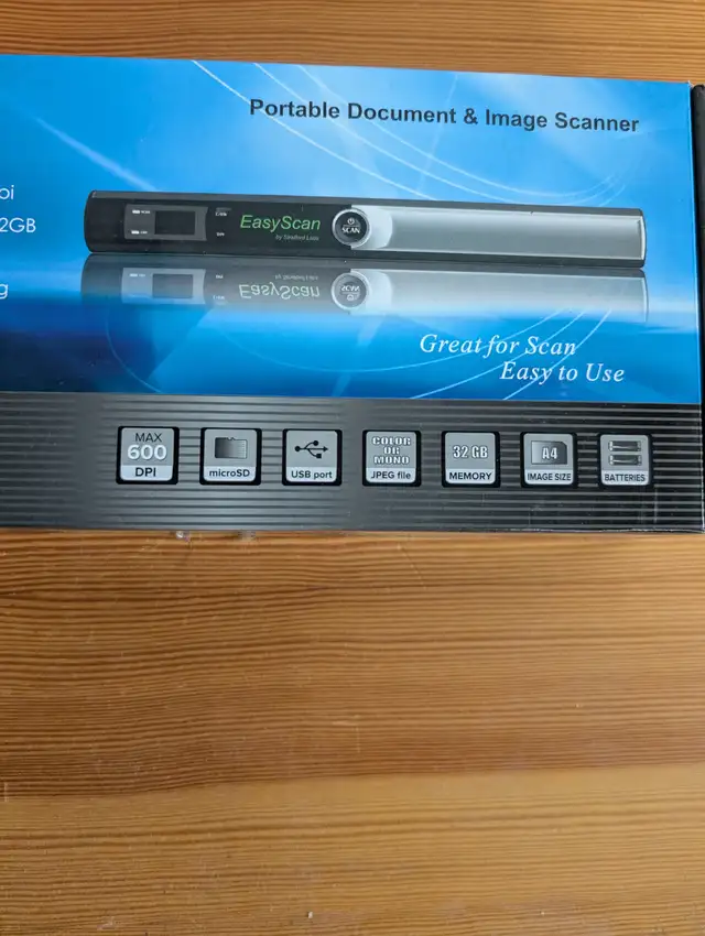 EasyScan ES-01 Portable Scanner - NEW in Box433376843636428802