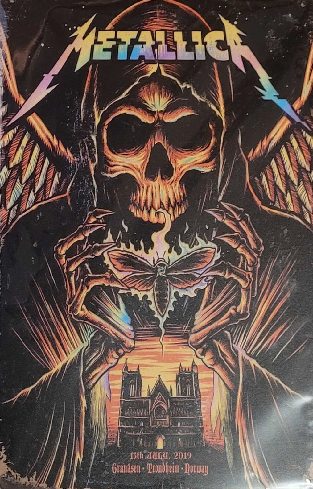 METALLICA  Metal Sign.$15 Firm... in Arts & Collectibles in Calgary