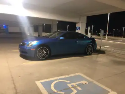 2003 g35 6 speed manual Has an airbag light Some rust Haven’t started in about a year but all it nee...