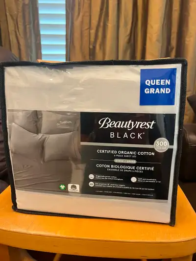 Beauty rest Black Queen sheet set New, View more