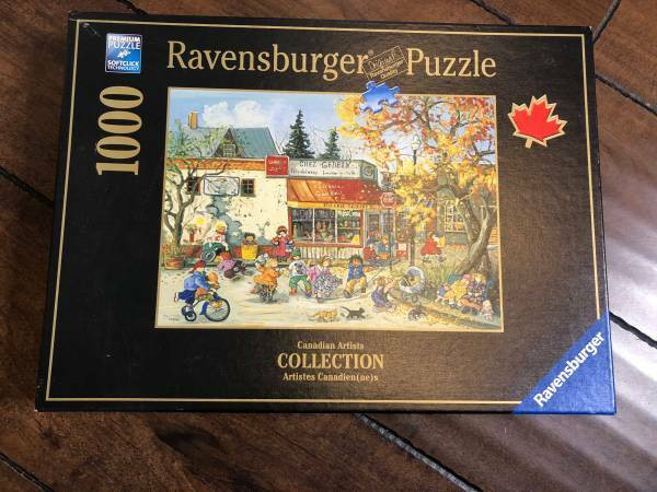 Ravensburger Puzzle Canadian Artist Pauline Paquin Fall Corner S in Arts & Collectibles in Burnaby/New Westminster