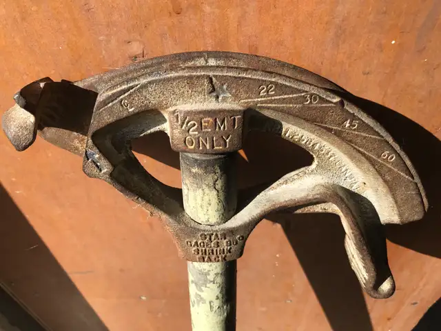 Vintage Star pipe bender