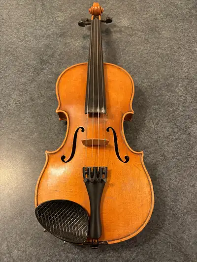 beautiful 1950s German Stradivarius copy  violin 4/4 full size, View more