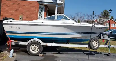 1992 Thundercraft 156 skipper bowrider with 75hp oil injected outboard. New battery last year with a...