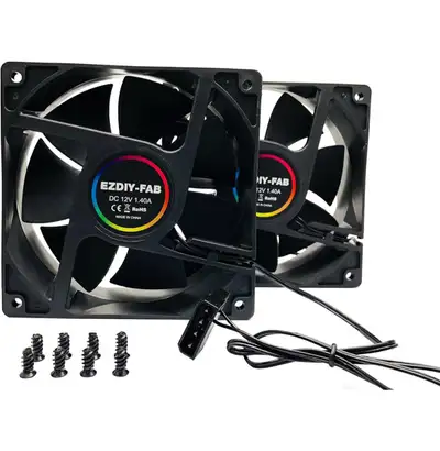 Cooling Fan FFC1212DE 12V DC 4-Pin, View more