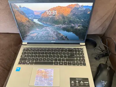 Bought early April, laptop alone was $570.38 after taxes I'm also including a lap table and a razor...