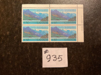 1982-CANADA-Bloc de planche, #935, timbre de 1.50$