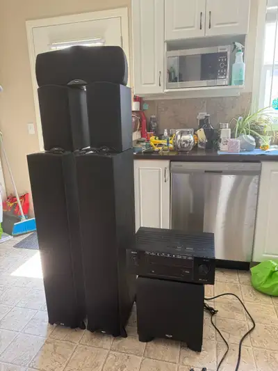 klipsch speaker system with Denon receiver , View more