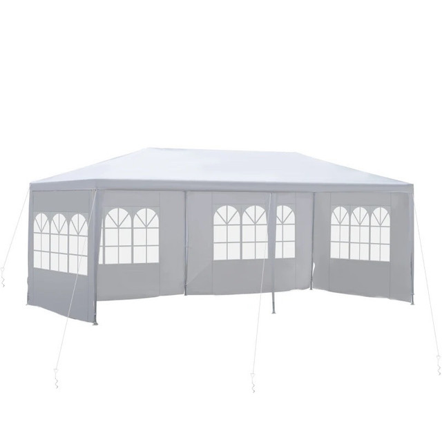 19' x 9' Party Tent Gazebo Canopy with 4 Removable Window Side W in Patio & Garden Furniture in Markham / York Region - Image 2