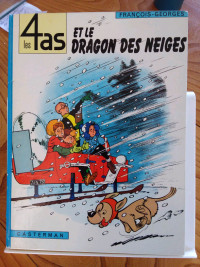 LES 4 AS ET LE DRAGON DES NEIGES  #7..........  1970?