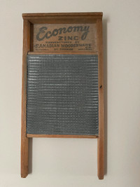 Zinc washboard retro wall hang collector