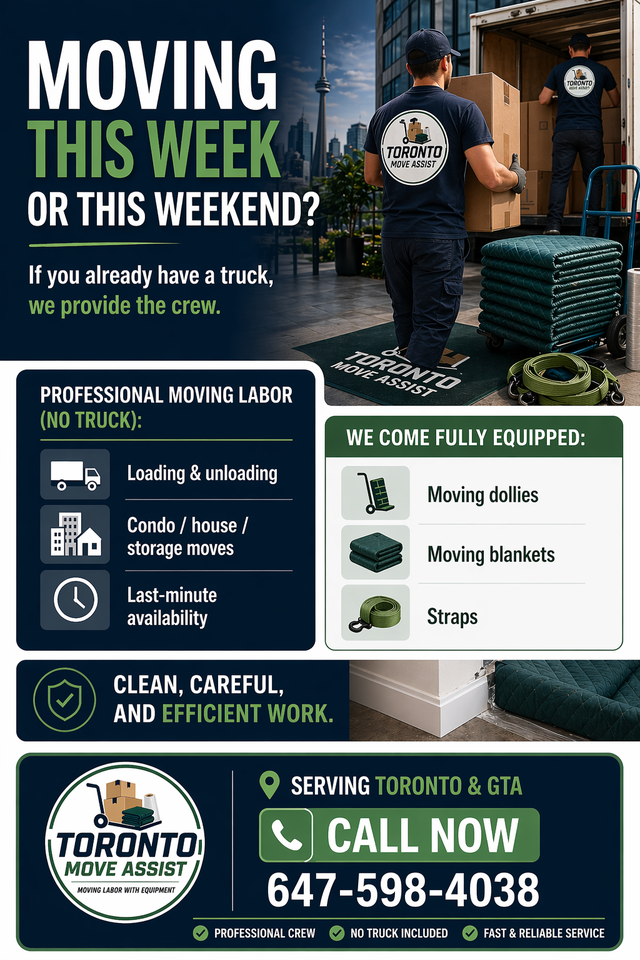 Moving Help – $60/hr (Labor Only)432473086267893761