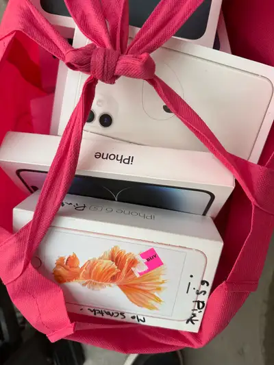 I have a variety of used iPhones Boxes available, including the iPhone 6S, iPhone 11, and iPhone 12...