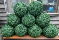 Boxwood topiary balls fake artifical 