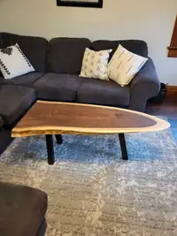 Custom walnut coffee table 