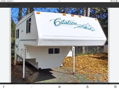 Would like to buy 2003-2009 9’6” Citation camper in excellent shape. Please send pics and price and...