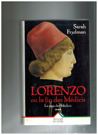livre La Saga des Médicis. Lorenzo par Sarah Frydman