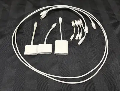 Apple Lightning Cables, Adapters, and Dongles (1st & 3rd Party), View more
