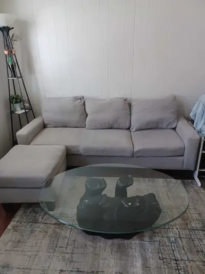 Couch (Sectional or three-seater with ottoman), View more
