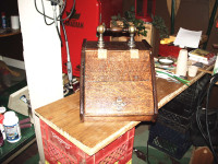 Rare Vintage Fireplace Soot Box For Sale.