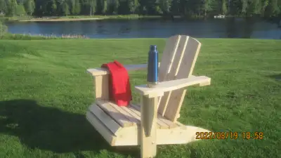 The outback Adirondack chair is more robust than the traditional model. Made on demand. The more you...