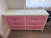 Pink dresser