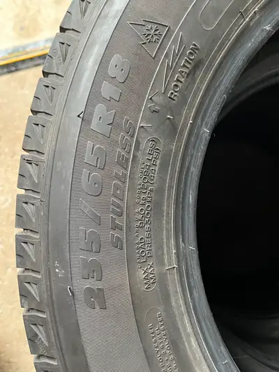 Set of used winter tires, Michelin Latitude X-ice. They were on a Toyota Highlander.