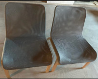 Two Lightly Used Grey Chairs