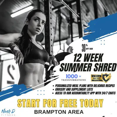 12 Week Summer Shred Program (1 on 1)  - FREE Intro Sessions!