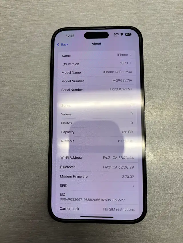 IPHONE 14 Pro Max Unlocked 128GB in Cell Phones in Kelowna - Image 3