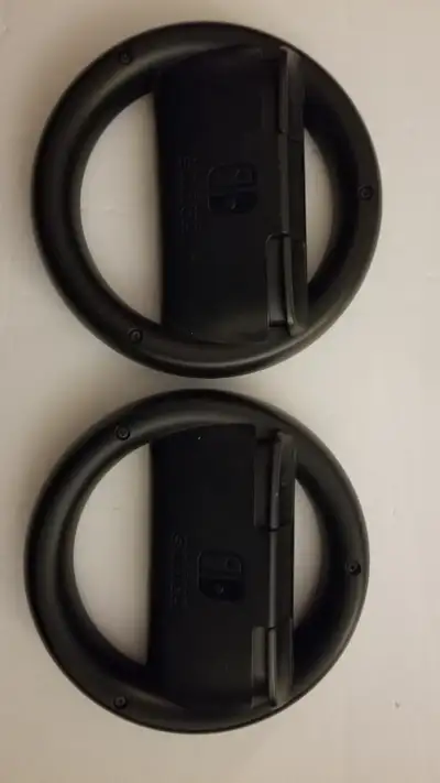 2 X GENUINE NINTENDO SWITCH MARIO KART STEERING WHEELS, View more