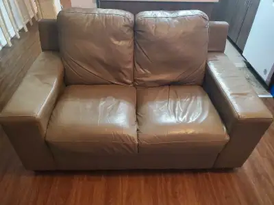 Leather couch, View more