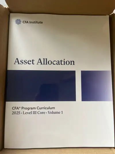 CFA Institute Level III 2025 Books, View more