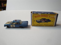MATCHBOX SERIES – No. 55, 1963 FORD FAIRLANE POLICE CAR