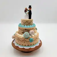 Wooderful Life Wedding Cake Music Box The First Dance Bride Groo