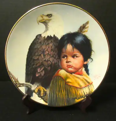 "Brave & Free" Collectors PLATE by Gregory Perillo (1986) COA, View more