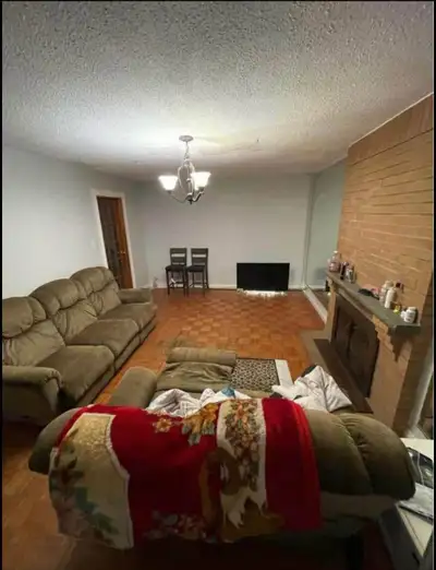 One room available in a 3-bedroom basement for a male(shared). Walk in closet and an attached store...