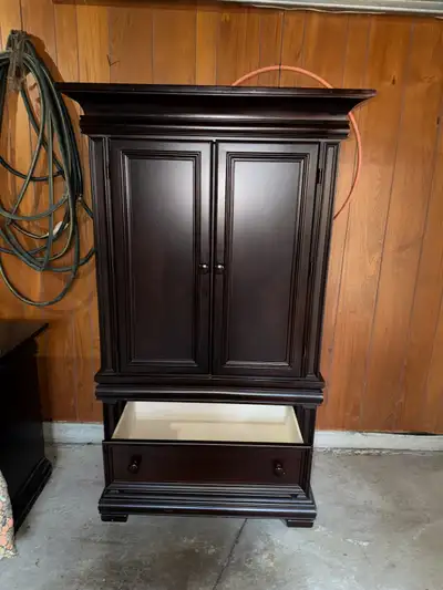 solid wood dresser and armoire, View more