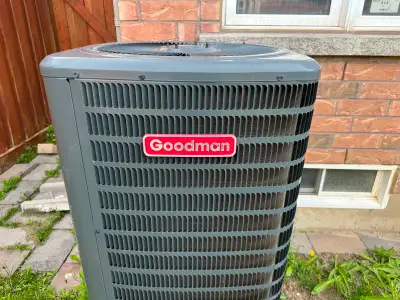 Goodman GSX130301- 2 Ton Single-Stage Central Air Conditioner, View more