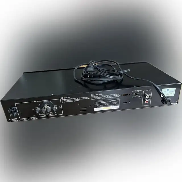 KENWOOD Quartz Synthesizer Stereo Tuner Model Basic T1 in Stereo Systems & Home Theatre in City of Toronto - Image 4