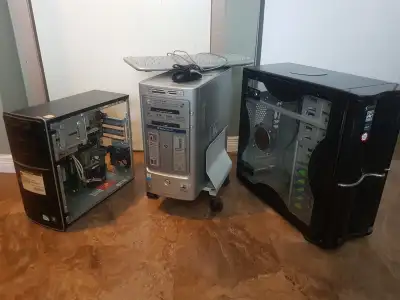 various PC towers, parts etc LOT, View more