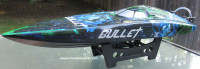 Bullet V4 RC Racing Boat  Brushless Electric RTR Deep V Hull