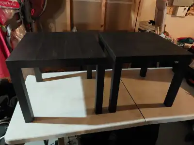 Pair of end tables, View more