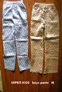 VINTAGE ESPRIT/KIDS, 2 pair pants, boys, M, 100% cotton, new